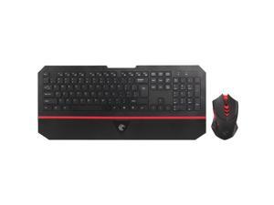 E780 Multimedia Wireless Keyboard Mouse Combos with Ultra Thin Wrist Support Keyboard Wireless Light Mouse