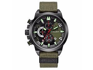 Amuda Golden Watch Luxury Brand Full Steel Chronograph Mens Sport Watches Business Relogio Masculino Quartz-Watch Reloj Hombre