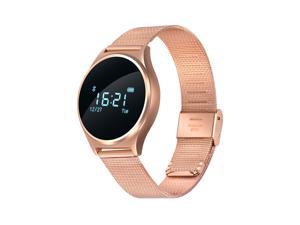 M7 Watch Blood Pressure Monitor Smart Wristband with Bluetooth 4.0 Smartband Heart Rate Monitor Round Touch Screen