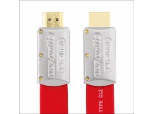 ULT-unite HDMI 2.0 Video Cable 3D 4K Full HD 1080P 20.4Gbps High Speed Gold Plated Flat Hdmi Cable