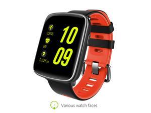 Kingwear GV68 Smart Watch Waterproof Ip68 Heart Rate Monitor with Replaceable Strap for Android and IOS Bluetooth Smartwatch