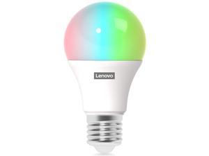 Lenovo Smart Light E26 Bulb 800 Lumen Color RGB White Alexa Google Assistant A19