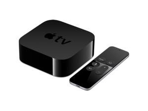 Apple TV Black (32GB, 4th Generation) 1080p Wireless Multimedia Streamer with Siri Remote Control - MGY52LL/A