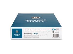 Business Source File Folder 1/3 Cut Left Tab 1-Ply 3/4" Exp. Ltr 100/BX MLA Business Source File Folder 1/3 Cut Left Tab 1-Ply 3/4" Exp. Ltr 100/BX MLA