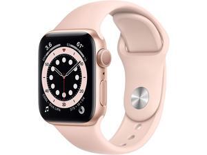 Apple Watch Series 6 40mm Gold Aluminum Case with Pink Sand Sport Band GPS MG123LL/A Apple Watch Series 6 40mm Gold Aluminum Case with Pink Sand Sport Band GPS MG123LL/A