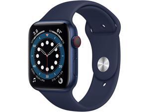 Apple Watch Series 6 44mm Blue Aluminum Case with Deep Navy Sport Band GPS + Cellular M07J3LL/A Apple Watch Series 6 44mm Blue Aluminum Case with Deep Navy Sport Band GPS + Cellular M07J3LL/A