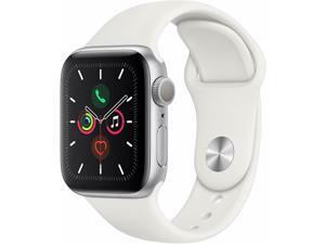 Apple Watch Series 3 GPS w/ 38MM Silver Aluminum Case \u0026 White Sport Band -  Newegg.com
