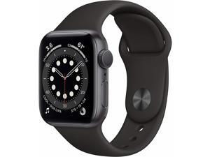Apple Watch Series 6 40mm Space Gray Aluminum Case Black Sport Band MG133LL/A Apple Watch Series 6 40mm Space Gray Aluminum Case Black Sport Band MG133LL/A