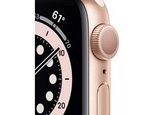 Apple Watch Series 6 40mm Gold Aluminum Case with Pink Sand Sport Band GPS MG123LL/A