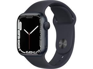 Apple Watch Series 7 41mm Midnight Aluminum Case with Midnight Sport Band MKMX3LL/A