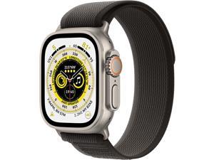 Apple Watch Ultra 49mm Titanium Case with Black/Gray Trail Loop - M/L GPS + Cellular - MQF53LL/A