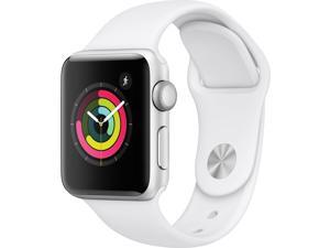 Apple Watch Series 3 38mm Silver Aluminum Case White Sport Band GPS MTEY2LL/A Apple Watch Series 3 38mm Silver Aluminum Case White Sport Band GPS MTEY2LL/A