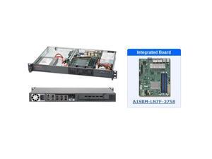 Supermicro SYS-5018A-TN7B 1U Server with A1SRM-LN7F-2758 Motherboard Supermicro SYS-5018A-TN7B 1U Server with A1SRM-LN7F-2758 Motherboard