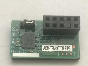 SuperMicro AOM-TPM-9670H-FIPS Horizontal TPM 2.0 Module (Non-Provisioned) SuperMicro AOM-TPM-9670H-FIPS Horizontal TPM 2.0 Module (Non-Provisioned)