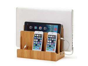 G.U.S. Multi-Device Charging Station Dock & Organizer - Desktop/Counter Model. For Laptops, Tablets, and Phones - Strong Build, Eco-Friendly Bamboo G.U.S. Multi-Device Charging Station Dock & Organizer - Desktop/Counter Model. For Laptops, Tablets, and Phones - Strong Build, Eco-Friendly Bamboo
