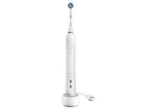 Oral-B White Pro 1000 Power Rechargeable Toothbrush Powered by Braun