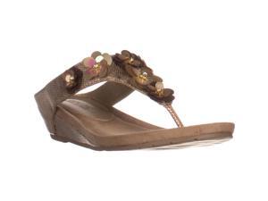 Kenneth Cole REACTION Great Party Wedge Sandals, Soft Gold, 5 US / 35 EU Kenneth Cole REACTION Great Party Wedge Sandals, Soft Gold, 5 US / 35 EU