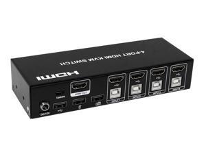 E-SDS 4-PORT 4K HDMI KVM Switch 4K@30Hz YUV4:4:4 Undelayed Support Hot Keys Switch,Auto Switch,Hot Plug,Support Windows,Linux, Unix, MAC KVM401B E-SDS 4-PORT 4K HDMI KVM Switch 4K@30Hz YUV4:4:4 Undelayed Support Hot Keys Switch,Auto Switch,Hot Plug,Support Windows,Linux, Unix, MAC KVM401B