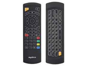 MyGica KR-303 Gyroscope Air Mouse Control with Full QWERTY Backlit Keyboard | Built In Microphone for Voice control & Rechargeable Battery MyGica KR-303 Gyroscope Air Mouse Control with Full QWERTY Backlit Keyboard | Built In Microphone for Voice control & Rechargeable Battery