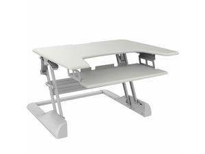 TygerClaw Sit-Stand Desktop Workstation Stand (White) TygerClaw Sit-Stand Desktop Workstation Stand (White)