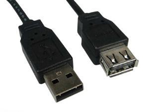 USB EXTENSION Black CABLE 6' A MALE to A FEMALE 6FT 6 FT 1.8M New