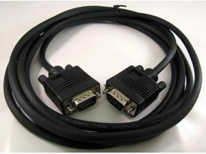 10FT 10 FT 15 PIN SVGA SUPER VGA Monitor M Male 2 Male Cable black CORD FOR PC 10FT 10 FT 15 PIN SVGA SUPER VGA Monitor M Male 2 Male Cable black CORD FOR PC