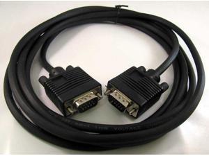 6FT 6 FT 15 PIN SVGA SUPER VGA Monitor M M Male 2 Male Cable BLK CORD FOR PC TV 6FT 6 FT 15 PIN SVGA SUPER VGA Monitor M M Male 2 Male Cable BLK CORD FOR PC TV