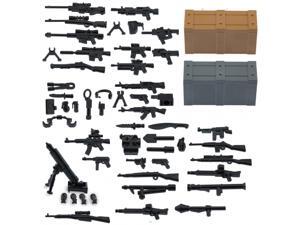 Custom Minifigures Military Army Guns Weapons Compatible w/ Lego Sets Minifigs Custom Minifigures Military Army Guns Weapons Compatible w/ Lego Sets Minifigs