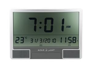AlFajr Large Azan Digital Clock Jumbo CJ-07 (15" LCD) Al Fajr Islamic Muslim Prayer AlFajr Large Azan Digital Clock Jumbo CJ-07 (15" LCD) Al Fajr Islamic Muslim Prayer