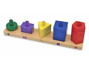 Melissa & Doug: Stack and Sort Board (15 pcs)