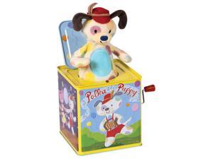 Polka Puppy Jack-in-the-Box - Toddler Toy by Schylling (PUPJB) Polka Puppy Jack-in-the-Box - Toddler Toy by Schylling (PUPJB)