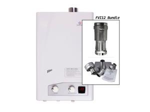 Eccotemp FVI12-NG Indoor Forced Vent Natural Gas Tankless Water Heater Vertical Bundle Eccotemp FVI12-NG Indoor Forced Vent Natural Gas Tankless Water Heater Vertical Bundle