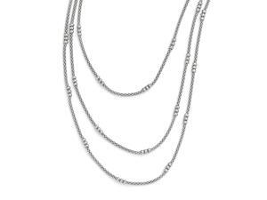 Best Designer Jewelry Leslies Sterling Silver Ruthenium-plated Citrine Necklace w//2in ext
