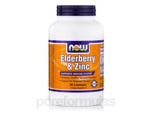 Elderberry & Zinc - 90 Lozenges by NOW
