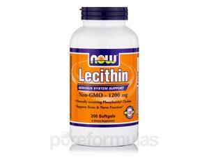 Lecithin (Non-GMO) 1200 mg - 200 Softgels by NOW