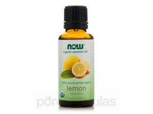 NOW Organic Essential Oils - Lemon Oil - 1 fl. oz (30 ml) by NOW