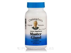 Christopher's Original Formulas, Master Gland Formula 425 mg 100 Vegetarian Capsules