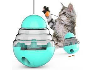 Pet Tumbler Ball, Funny Cat Stick Automatic Food Leaking Ball, Treat Interactive Dispenser Toy, Easy To Clean Pet Tumbler Ball, Funny Cat Stick Automatic Food Leaking Ball, Treat Interactive Dispenser Toy, Easy To Clean