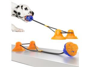 Double Sucker Pet Toy Molar Tooth Leak Food Bite-Resistant Ball for Dog Toy Double Sucker Pet Toy Molar Tooth Leak Food Bite-Resistant Ball for Dog Toy