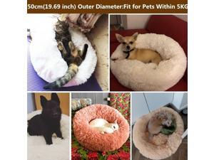 50CM Plush Kennel Small Medium Dog Pet Litter Deep Sleep PV Velvet Cat Sleep Bed 50CM Plush Kennel Small Medium Dog Pet Litter Deep Sleep PV Velvet Cat Sleep Bed