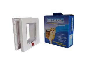 Universal Cat Flap, Manual 4 Way Locking Cat Flap, Easy Installation, Flexible Fitting Locking, Energy Efficient Cat Door Universal Cat Flap, Manual 4 Way Locking Cat Flap, Easy Installation, Flexible Fitting Locking, Energy Efficient Cat Door