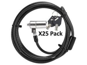 Targus DEFCON® T-Lock Master Keyed Cable Lock - 25 pack - ASP48MKUSX-25