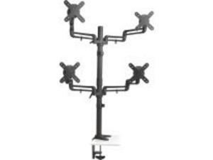 TRIPP LITE DDR1327SQFC Black 13" - 27" Quad Full-Motion Flex Arm Desk Clamp for Flat-Screen Displays TRIPP LITE DDR1327SQFC Black 13" - 27" Quad Full-Motion Flex Arm Desk Clamp for Flat-Screen Displays