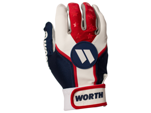 1 Pair Easton HS9 Neon Adult Medium Navy Optic Grey Batting Gloves A121837