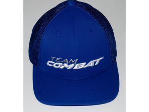 Combat Royal Blue Full Color Trucker Hat Size Small / Medium Fits 6 7/8 - 7 3/8 Combat Royal Blue Full Color Trucker Hat Size Small / Medium Fits 6 7/8 - 7 3/8