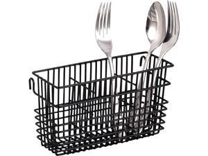 Sturdy Utensil Drying Rack Basket Holder (Black) Sturdy Utensil Drying Rack Basket Holder (Black)