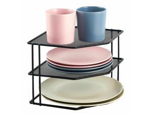 Neat-O 3-Tier Black Mesh Corner Shelf Counter and Cabinet Organizer Neat-O 3-Tier Black Mesh Corner Shelf Counter and Cabinet Organizer