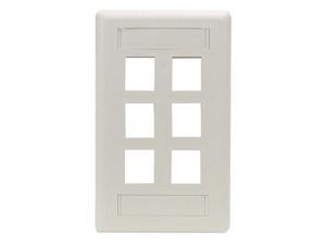 BLACK BOX CORPORATION GIGASTATION2 WALLPLATE SGNG 6 BLACK BOX CORPORATION GIGASTATION2 WALLPLATE SGNG 6