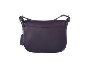 Coach Women's Leather 18 Saddle Bag, Dark Antique Nickel, Navy, 57731-DKNAV Coach Women's Leather 18 Saddle Bag, Dark Antique Nickel, Navy, 57731-DKNAV
