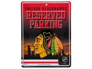Chicago Blackhawks - Reserved Parking Metal Sign Chicago Blackhawks - Reserved Parking Metal Sign